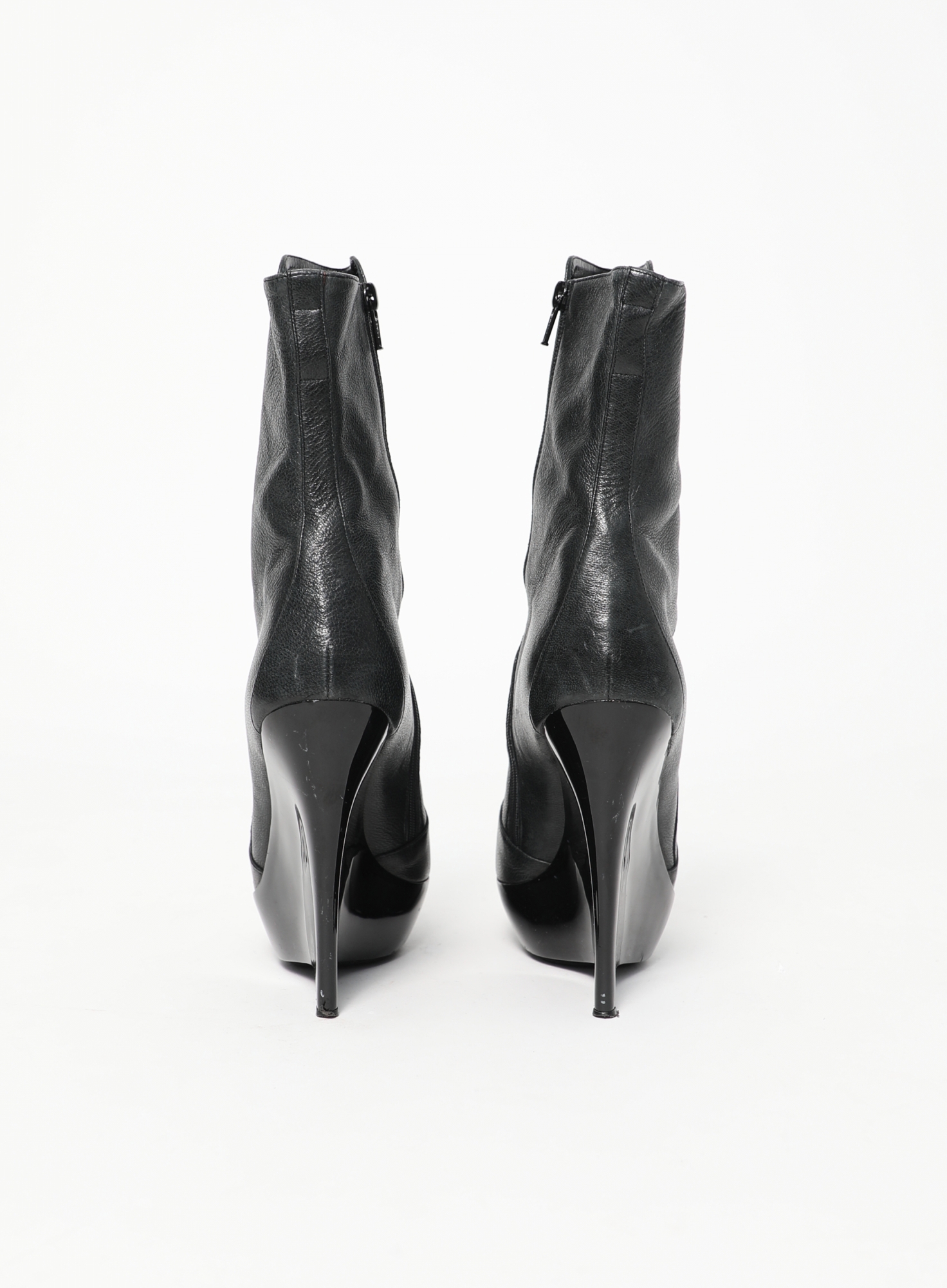 F/W 2004 Leather Wedge Boots | Authentic & Vintage | ReSee