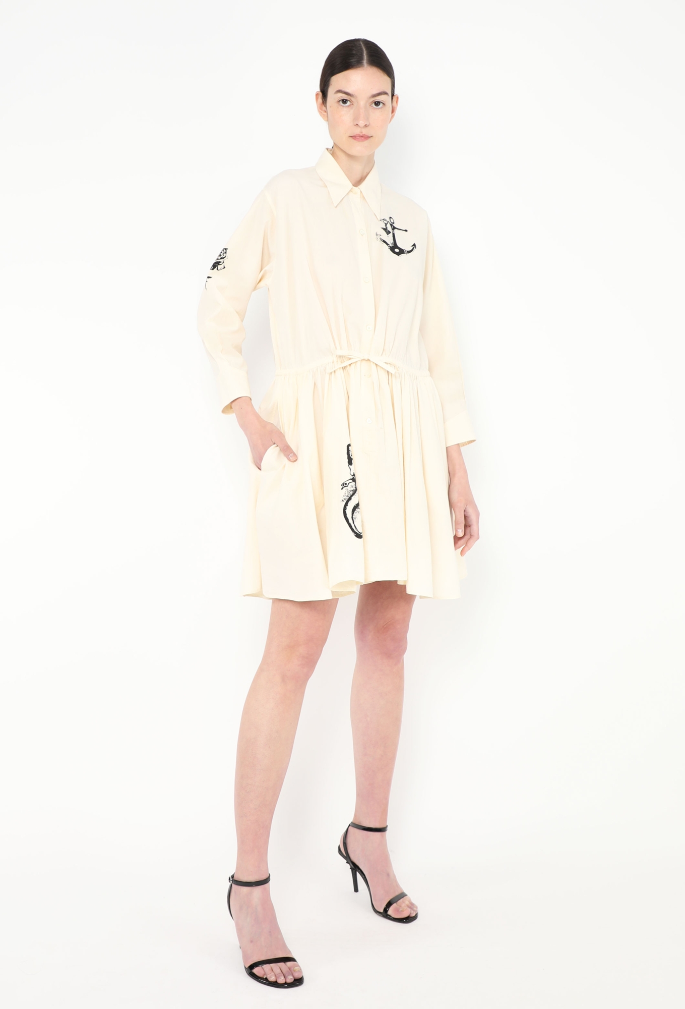 S/S 2022 Cinched Mermaid Dress - Prada