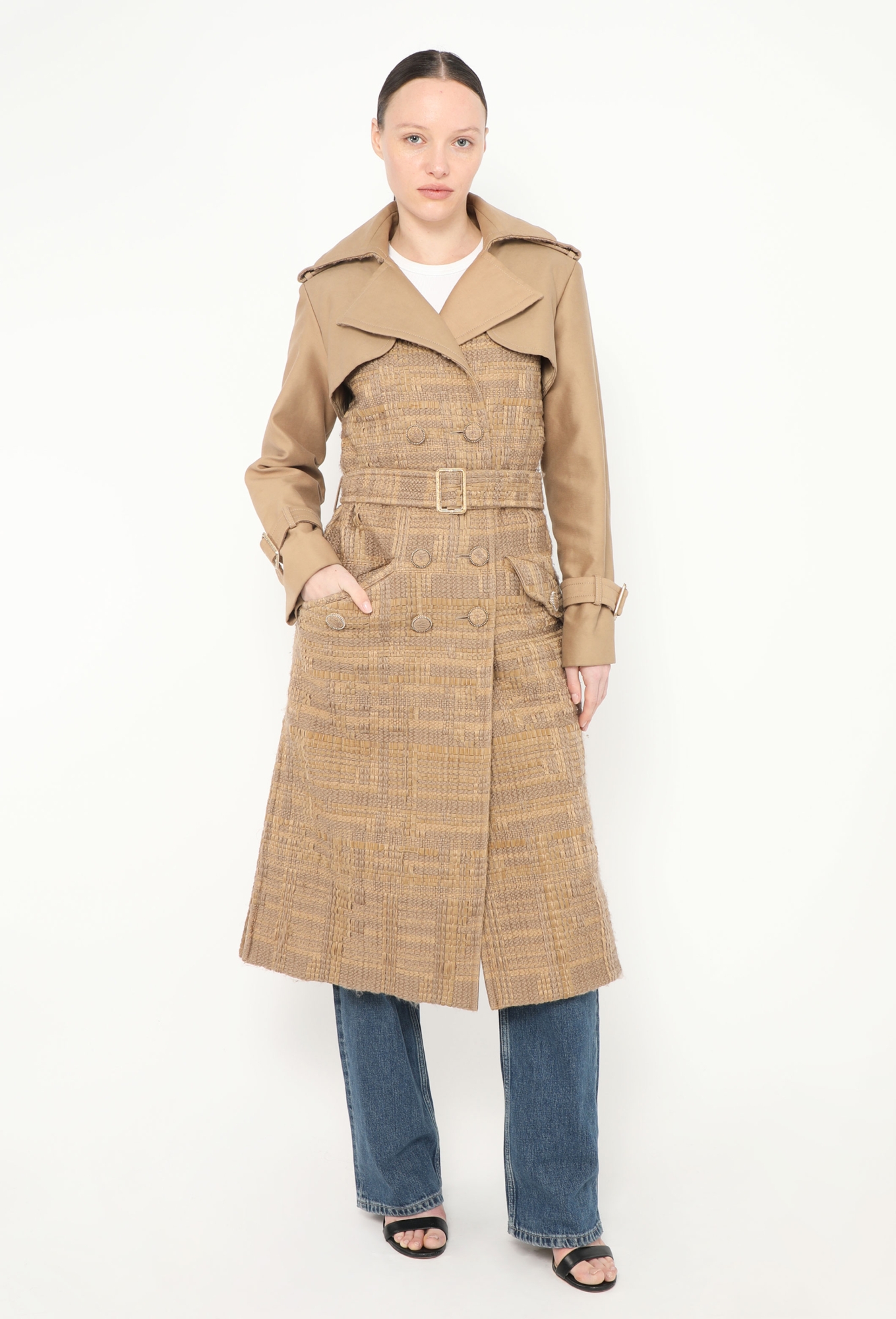 F/W 2016 Belted Tweed Trench - Chanel | Authentic & Vintage | ReSee