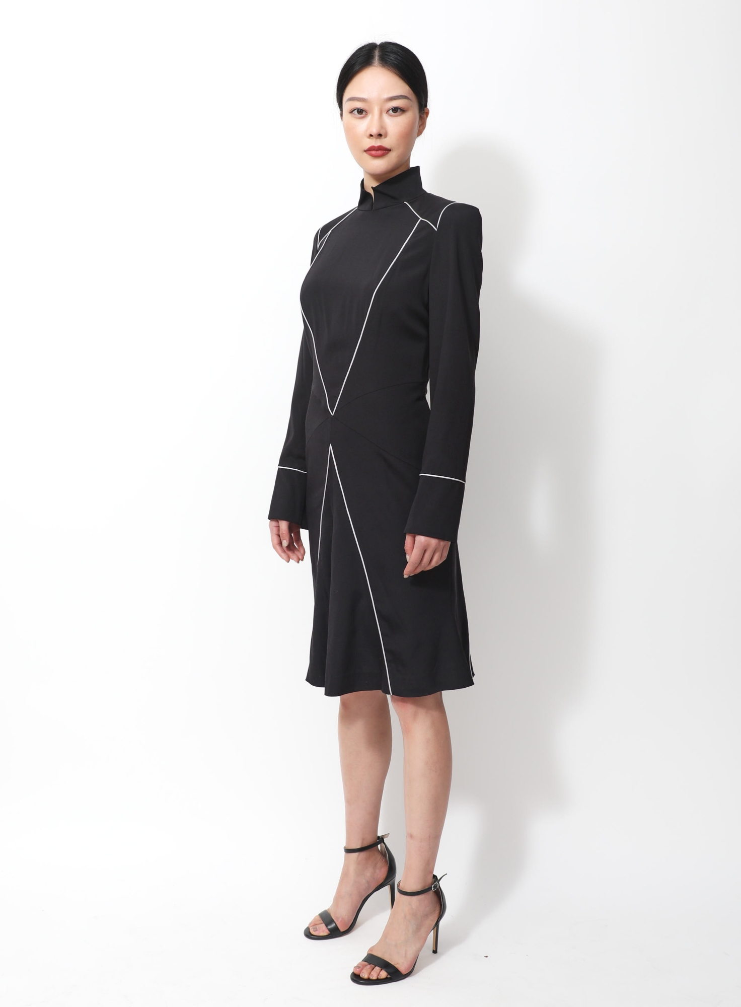 1979 Couture Trimmed Midi Dress | Authentic & Vintage | ReSee