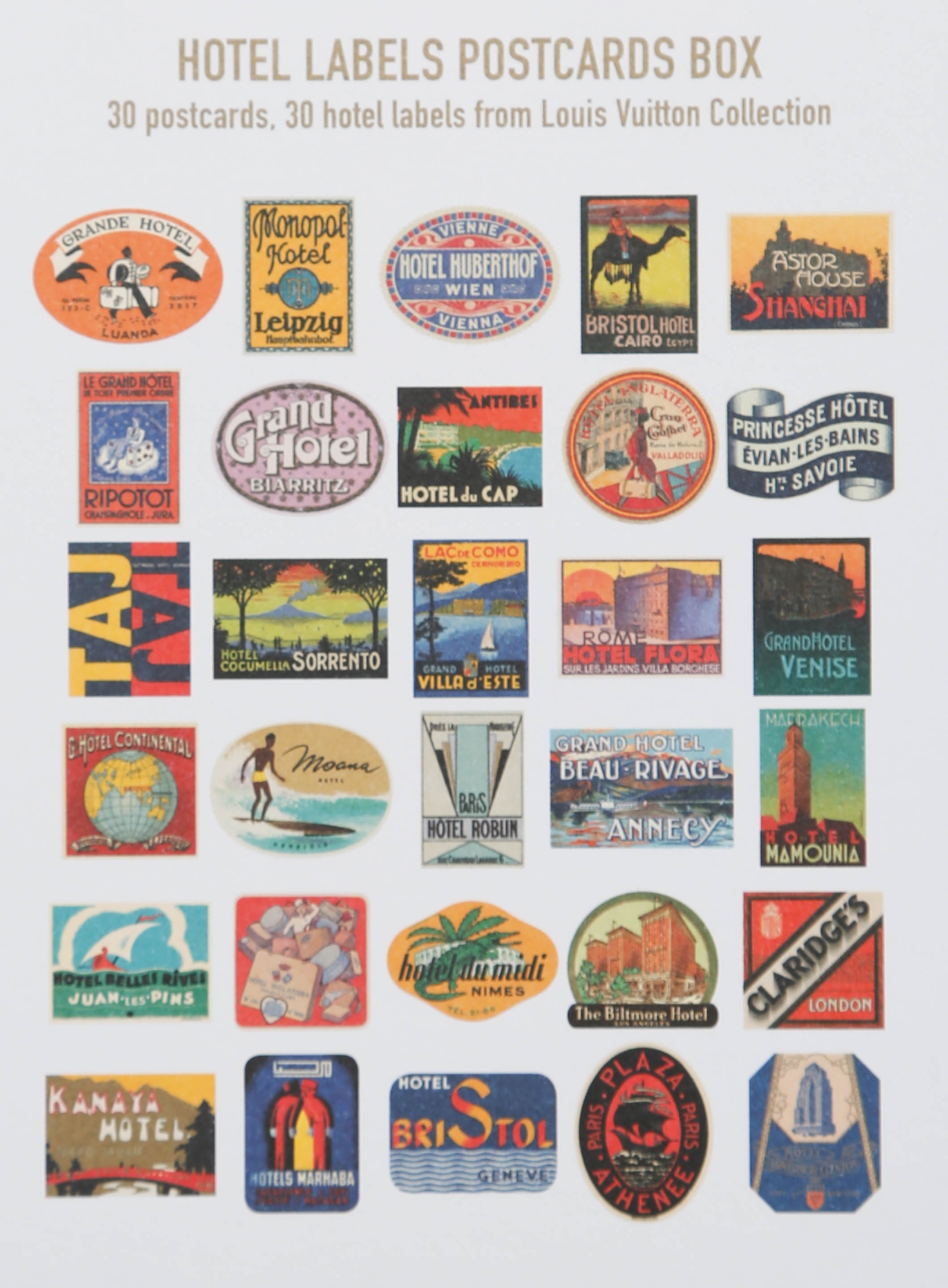 Hotel Postcard Box | Authentic & Vintage | ReSee