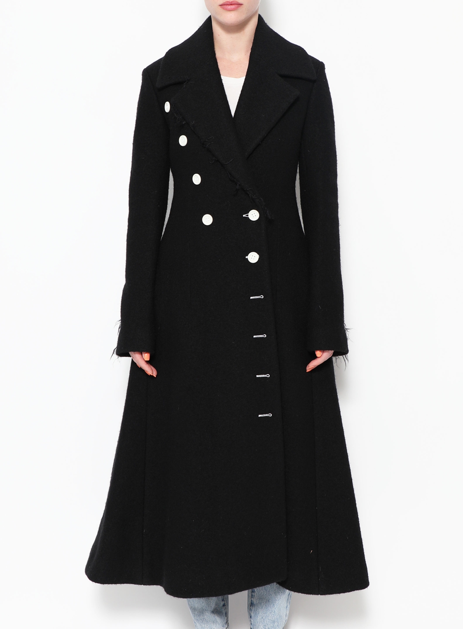 CAMPAIGN F/W 2014 Contrast Wool Coat | Authentic & Vintage | ReSee
