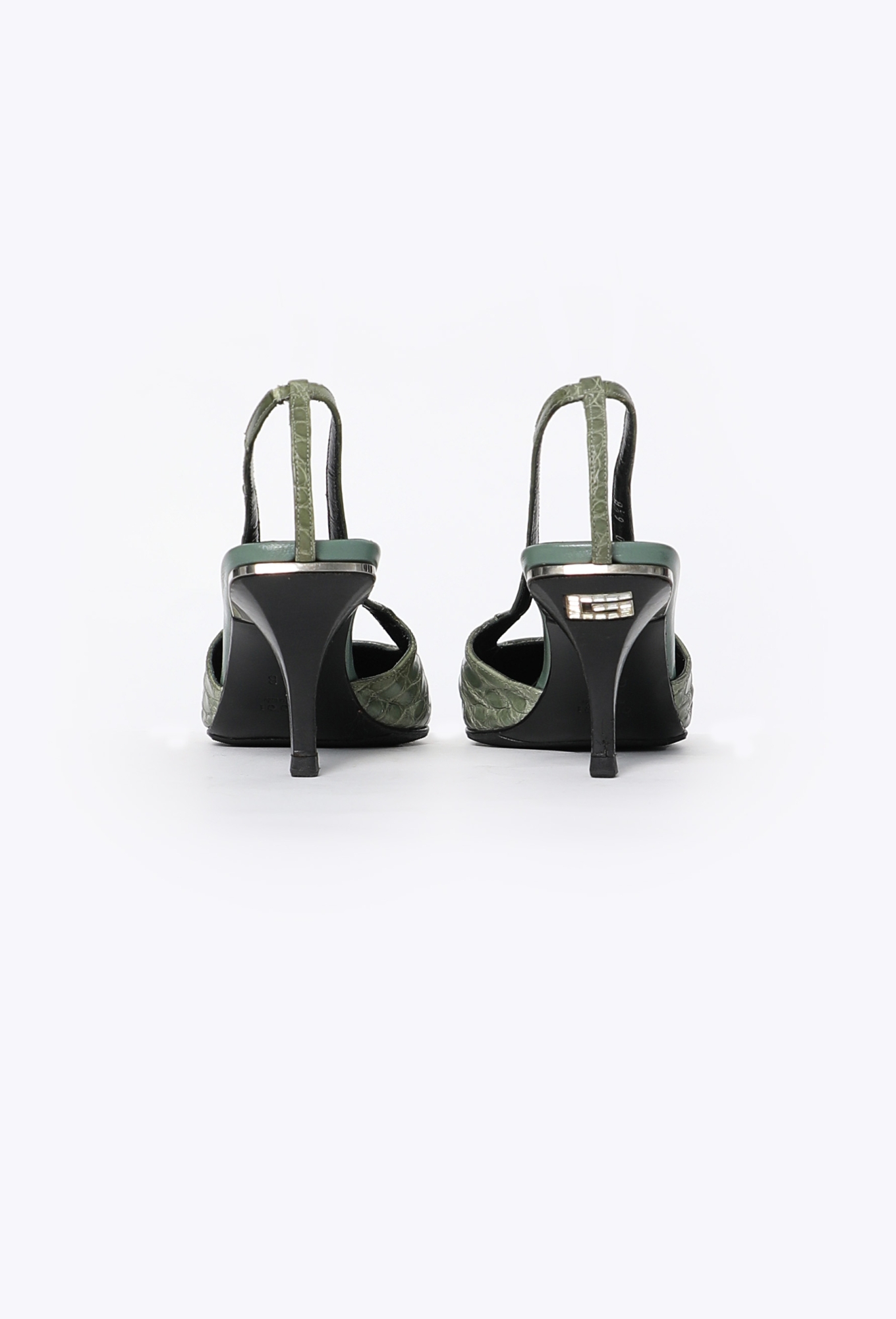 Alligator Slingback Pumps, S/S 1998 - Gucci | ReSee