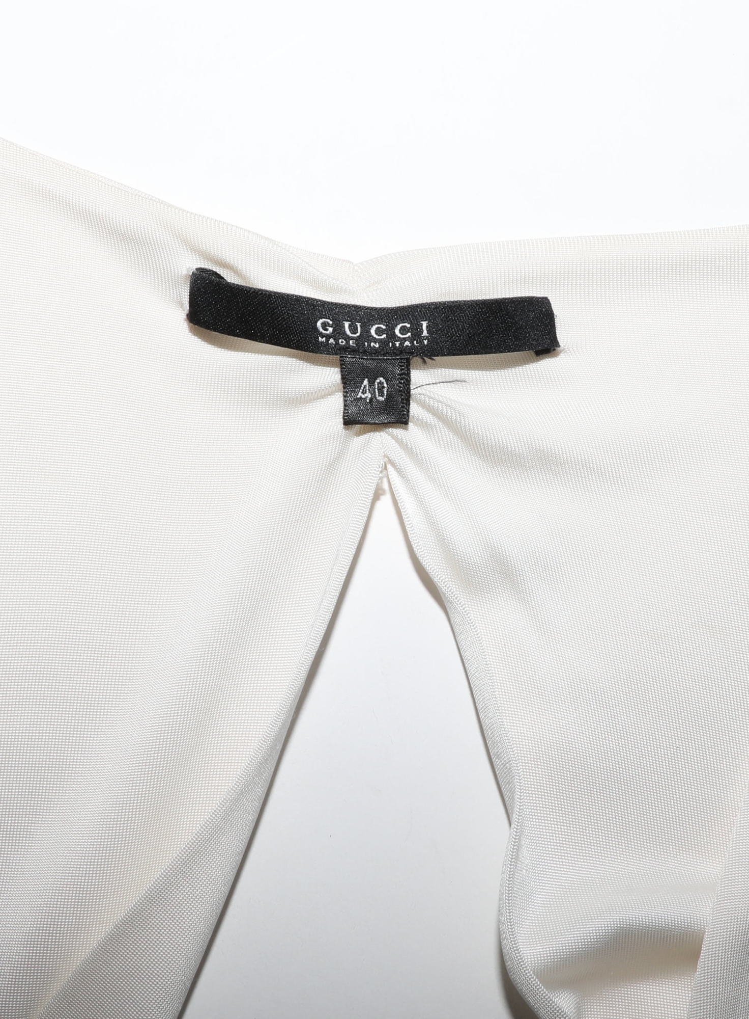 HIGHLY COLLECTOR F/W 2004 Plunging Brooch Gown - Gucci | Authentic 