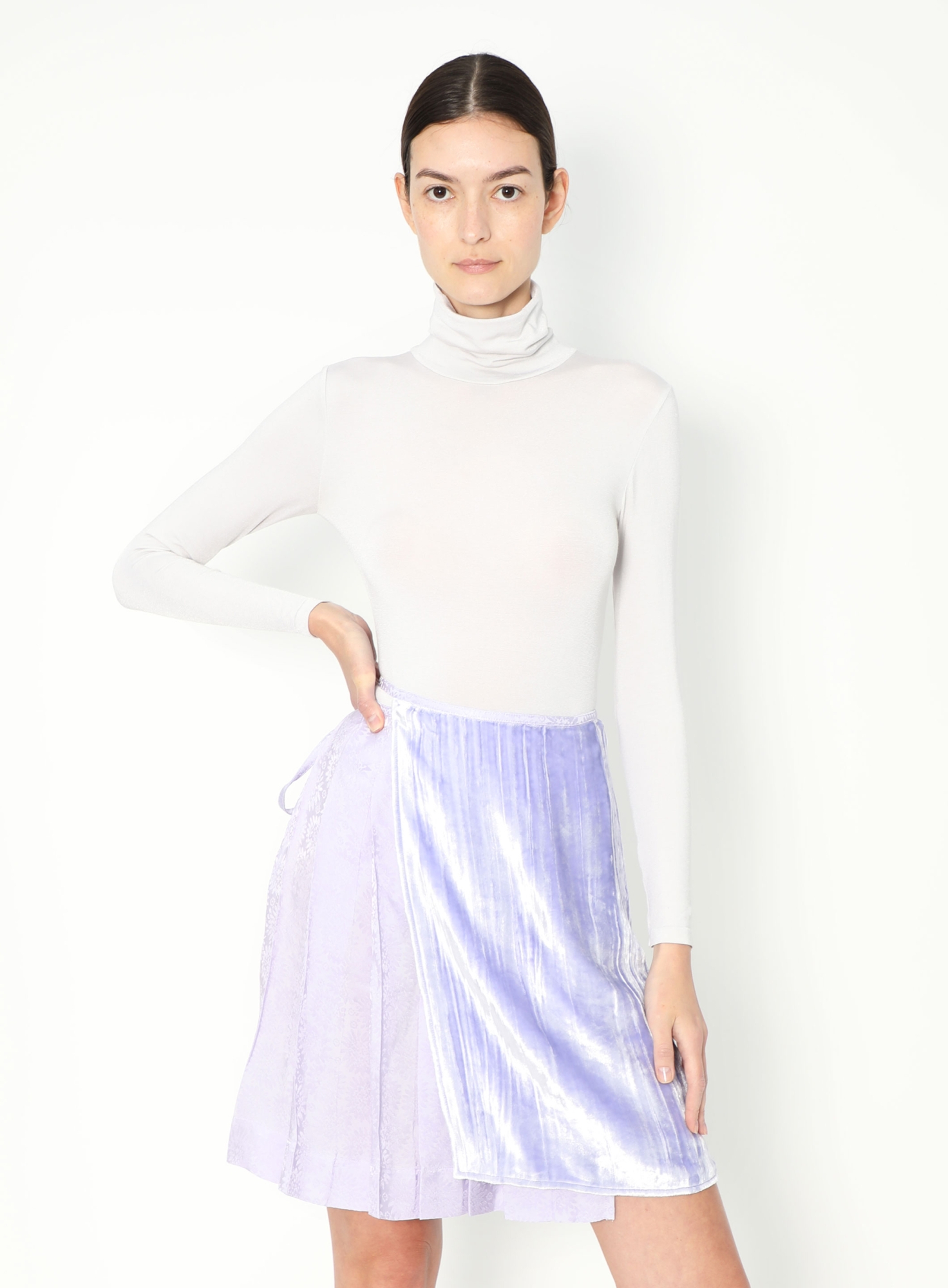Jacquard Velvet Wrap Skirt | Authentic & Vintage | ReSee