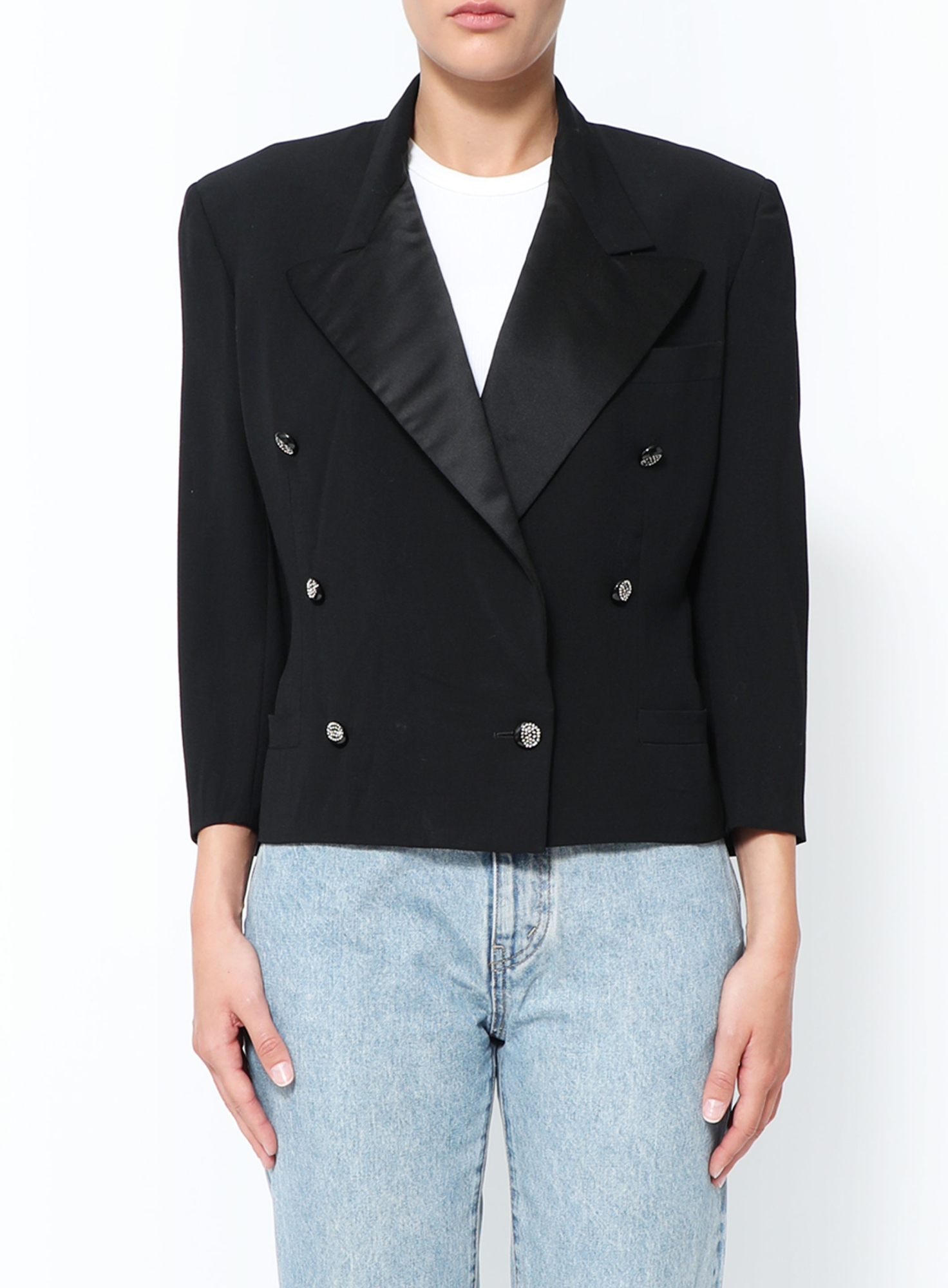 90s Embellished Smoking Blazer | Authentic & Vintage | ReSee