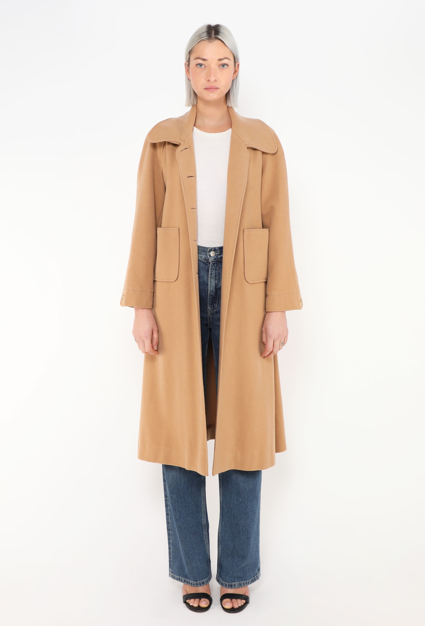 80s Camel Car Coat - Chloé | ReSee