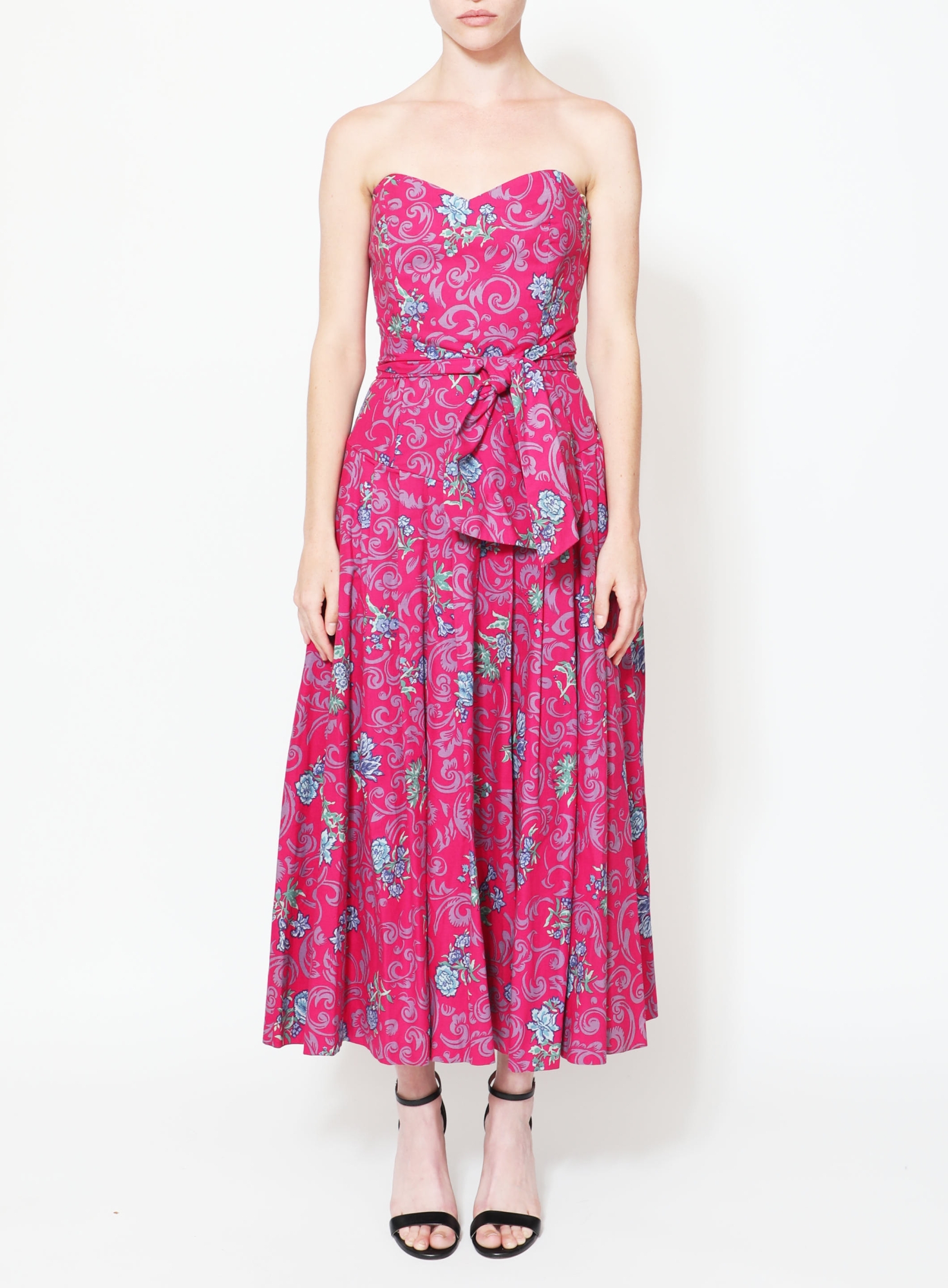 80s Laura Ashley Floral Belted Cotton Bustier Dress | Authentic & Vintage | ReSee 80s Laura Ashley Floral Belted Cotton Bustier Dress | Authentic & Vintage | ReSee