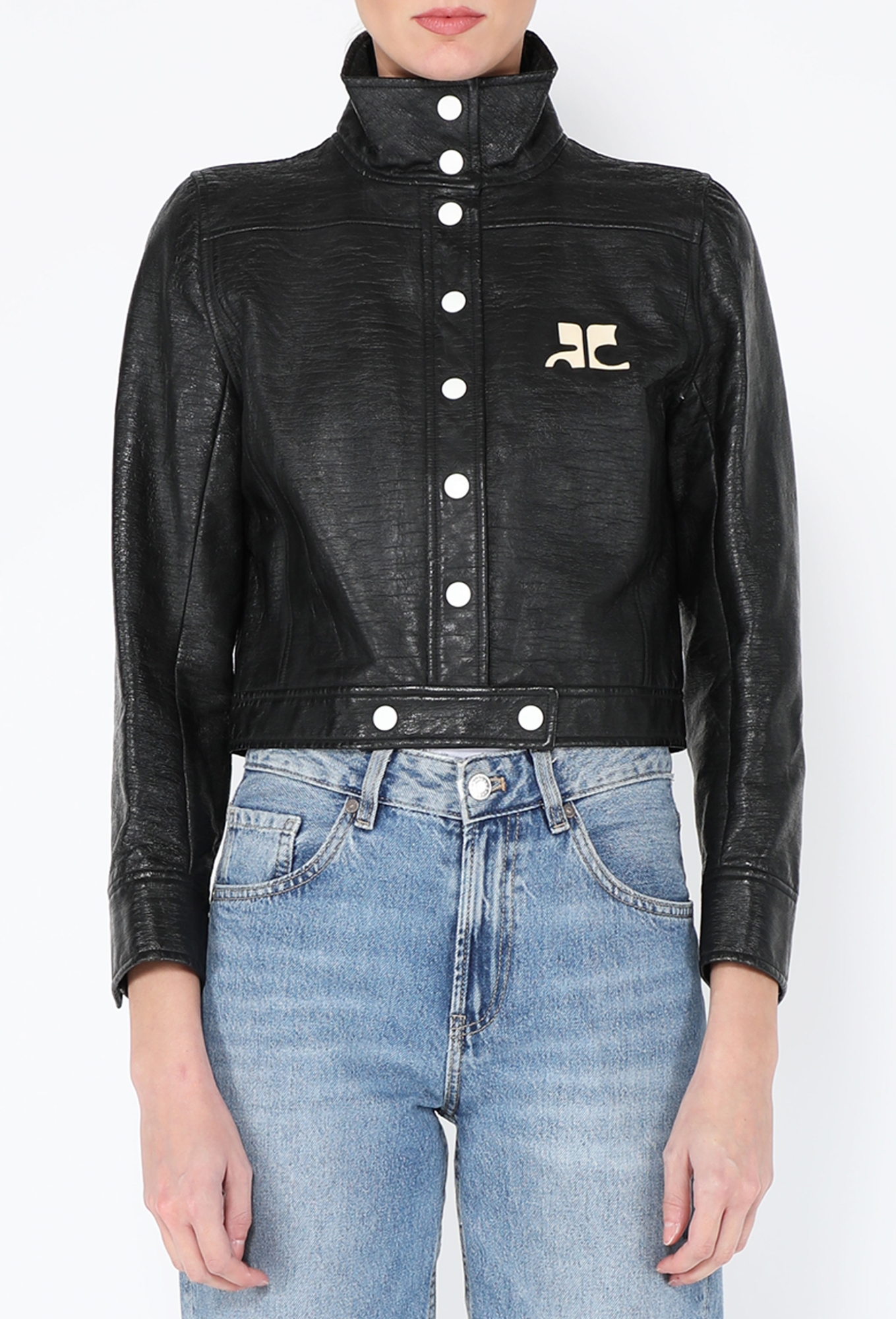 90s Mod Vinyl Jacket - Courrèges | ReSee