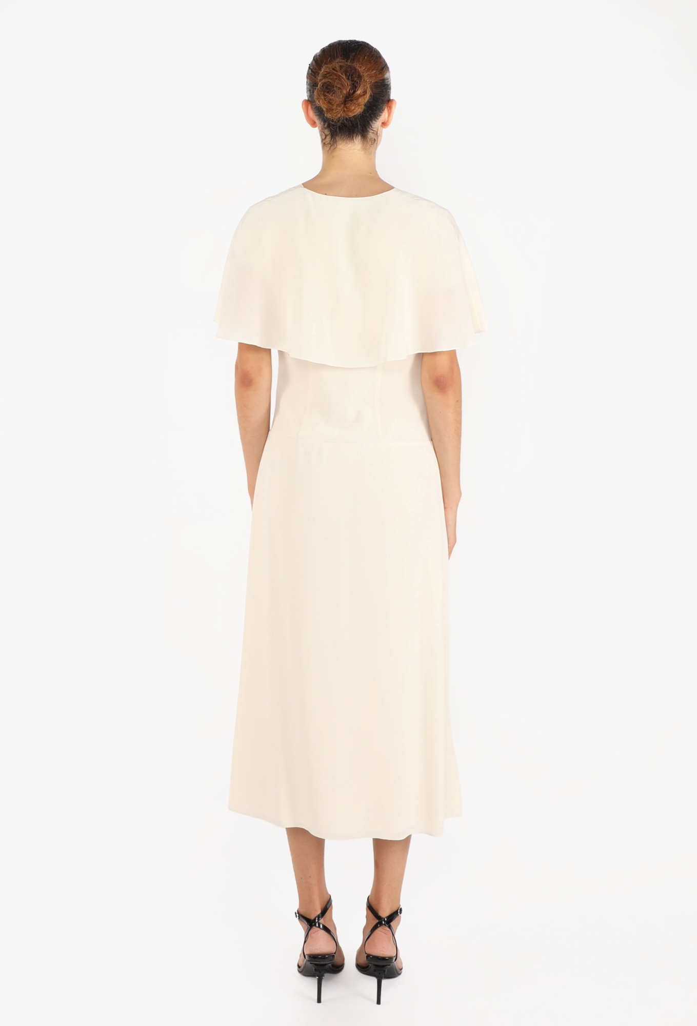Pleated Crêpe Lavallière Dress, 2024 - Prada | ReSee