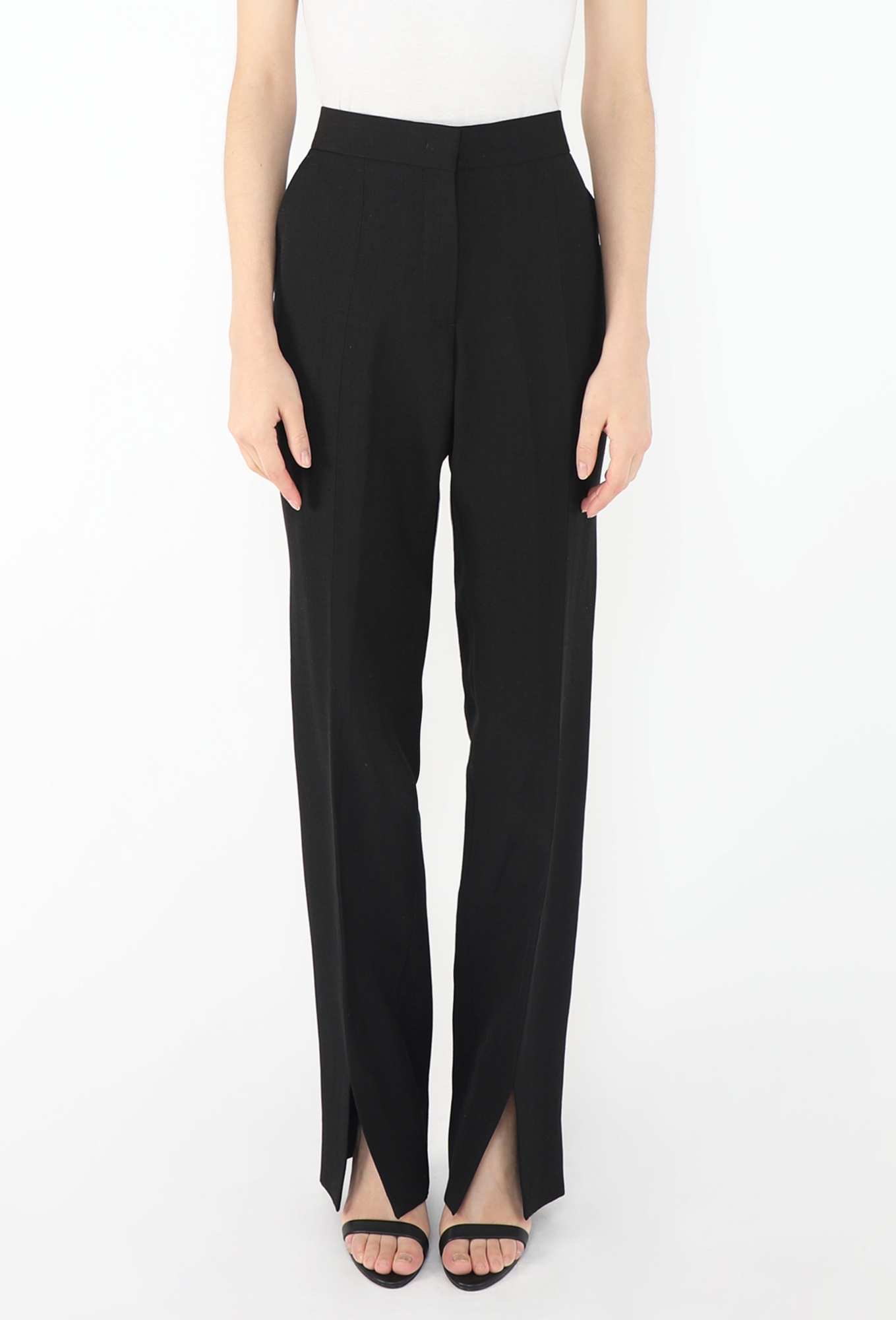 Viscose and Silk Classic Black Trousers - Jil Sander | ReSee