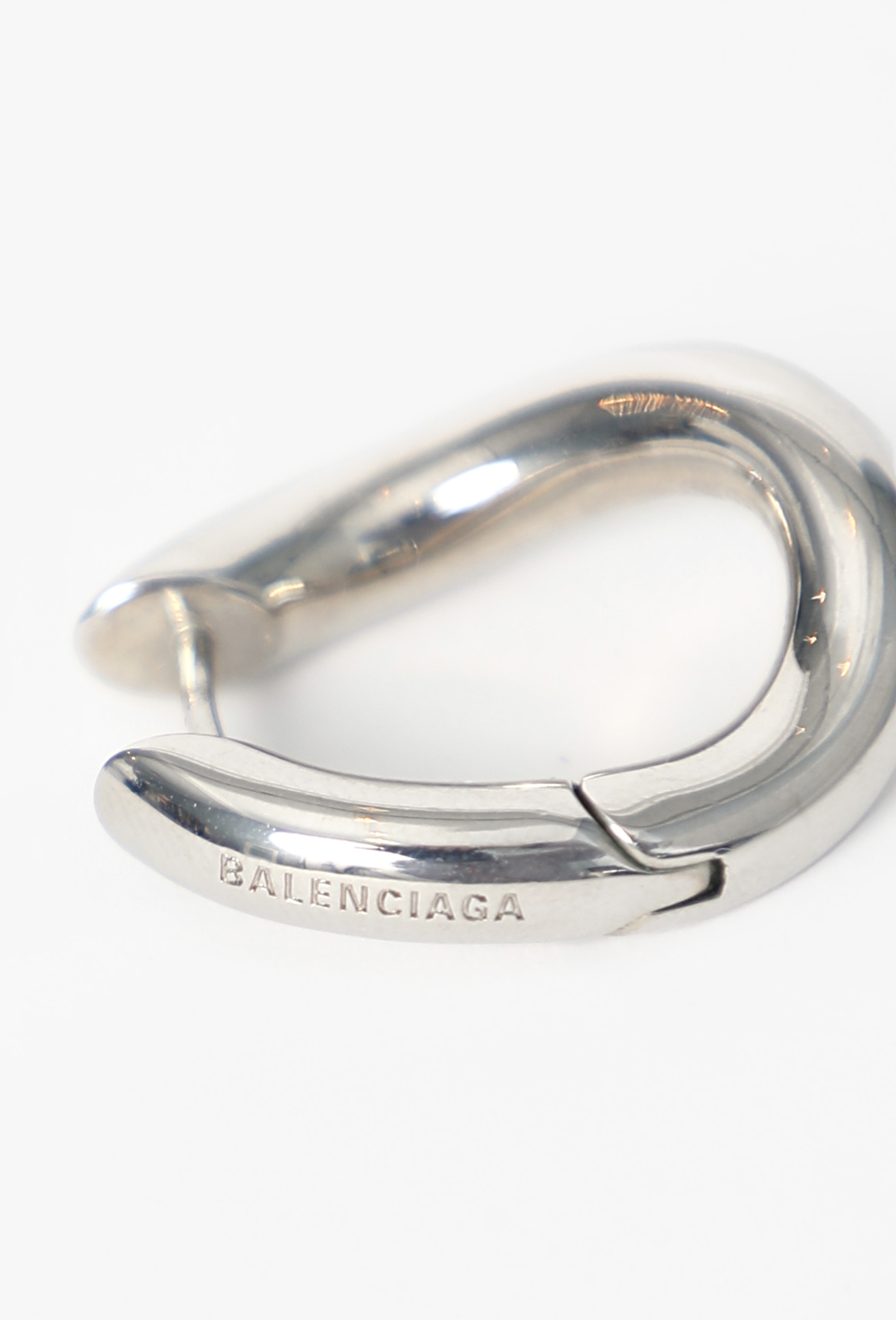 Contoured Hoop Earrings - Balenciaga | ReSee