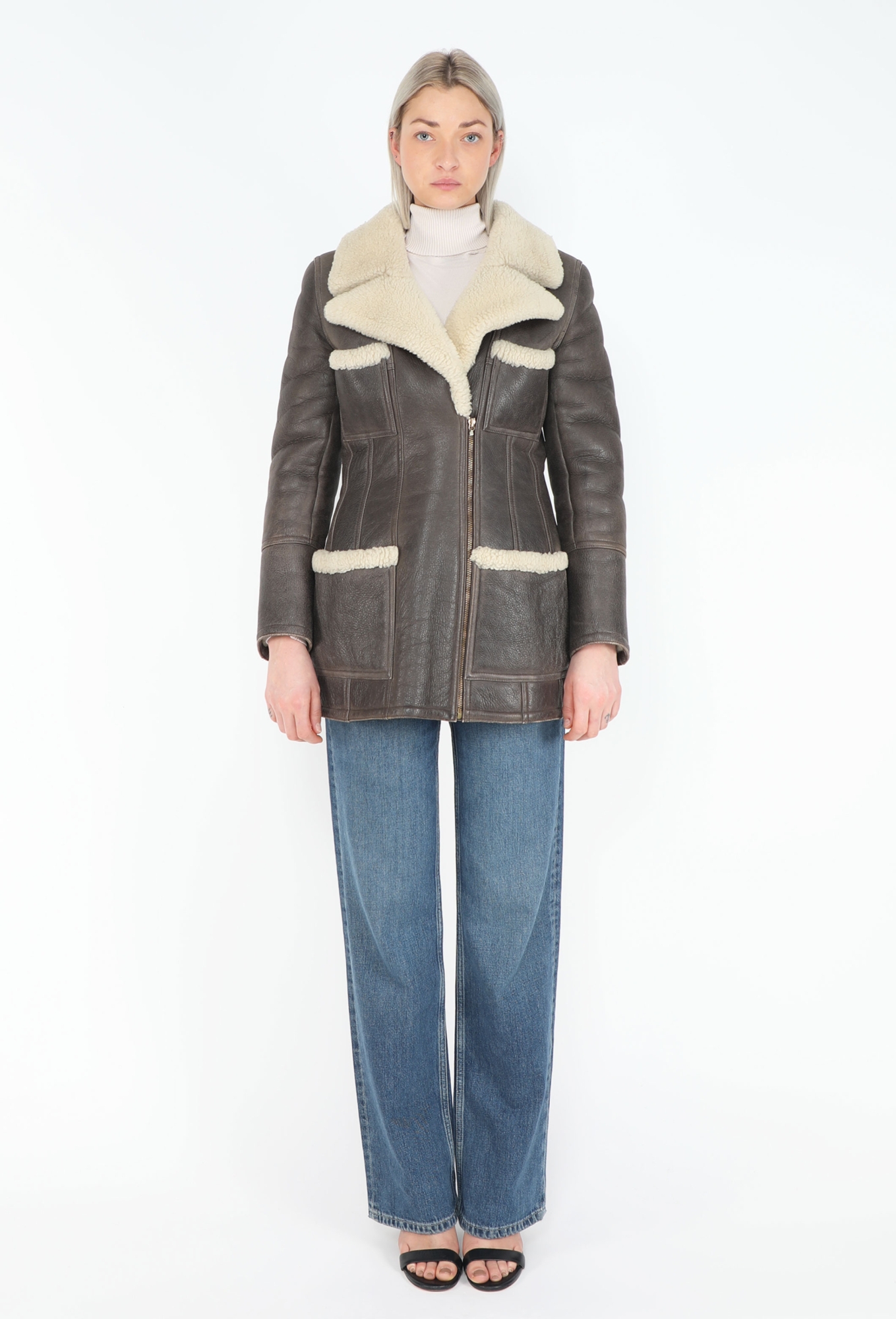 COLLECTOR F/W 1996 Shearling-Lined Jacket - Chanel | ReSee