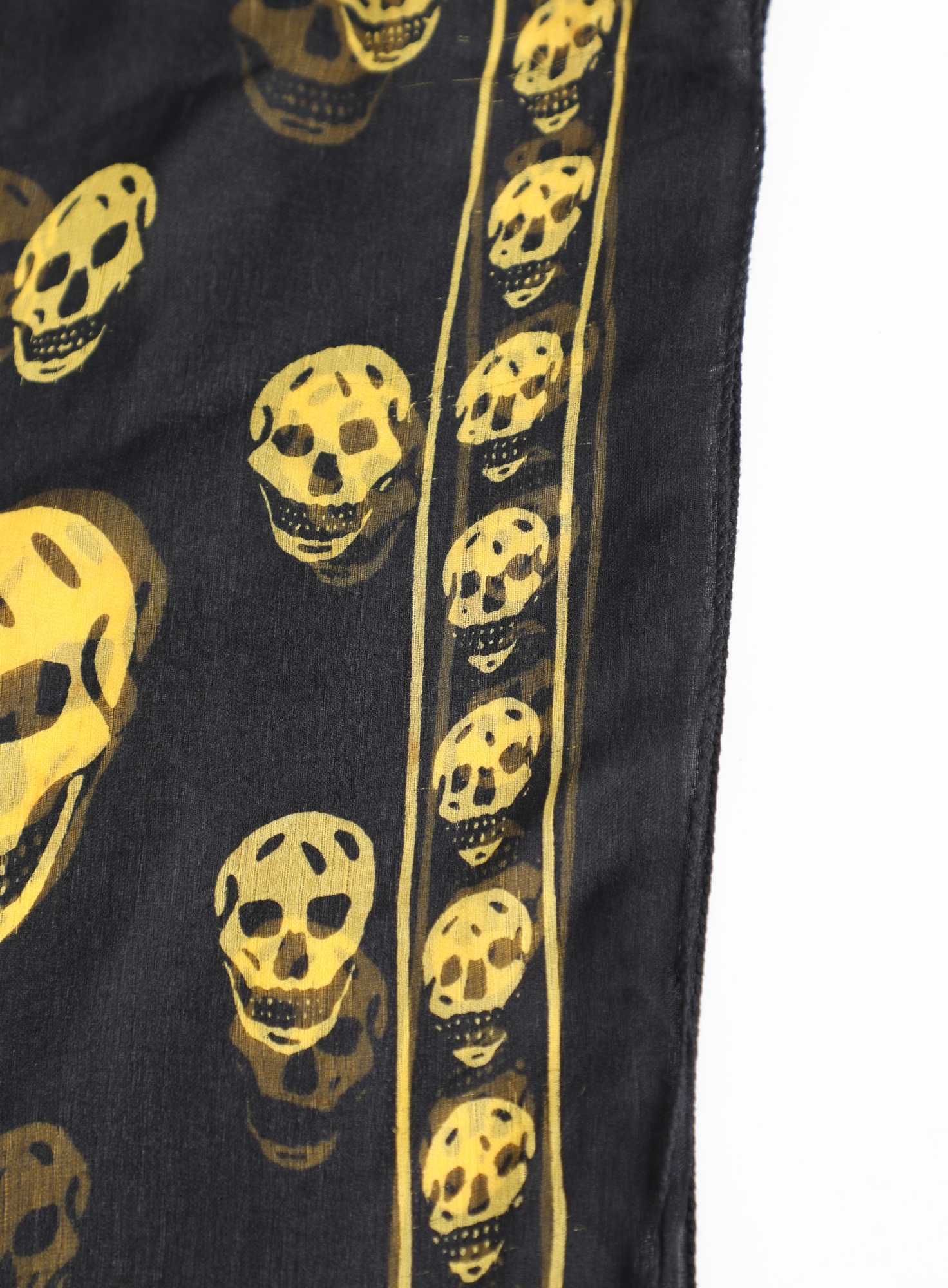Early 2000s Chiffon Skull Scarf | Authentic & Vintage | ReSee