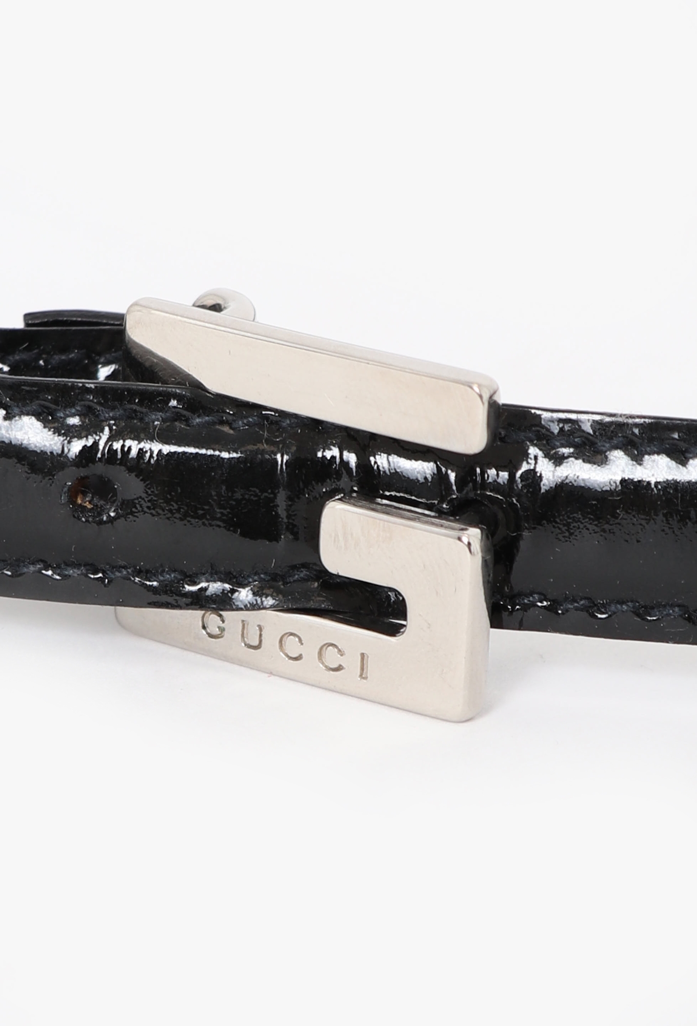 Tom Ford F/W 1995 Patent Emblem Belt | Authentic & Vintage | ReSee
