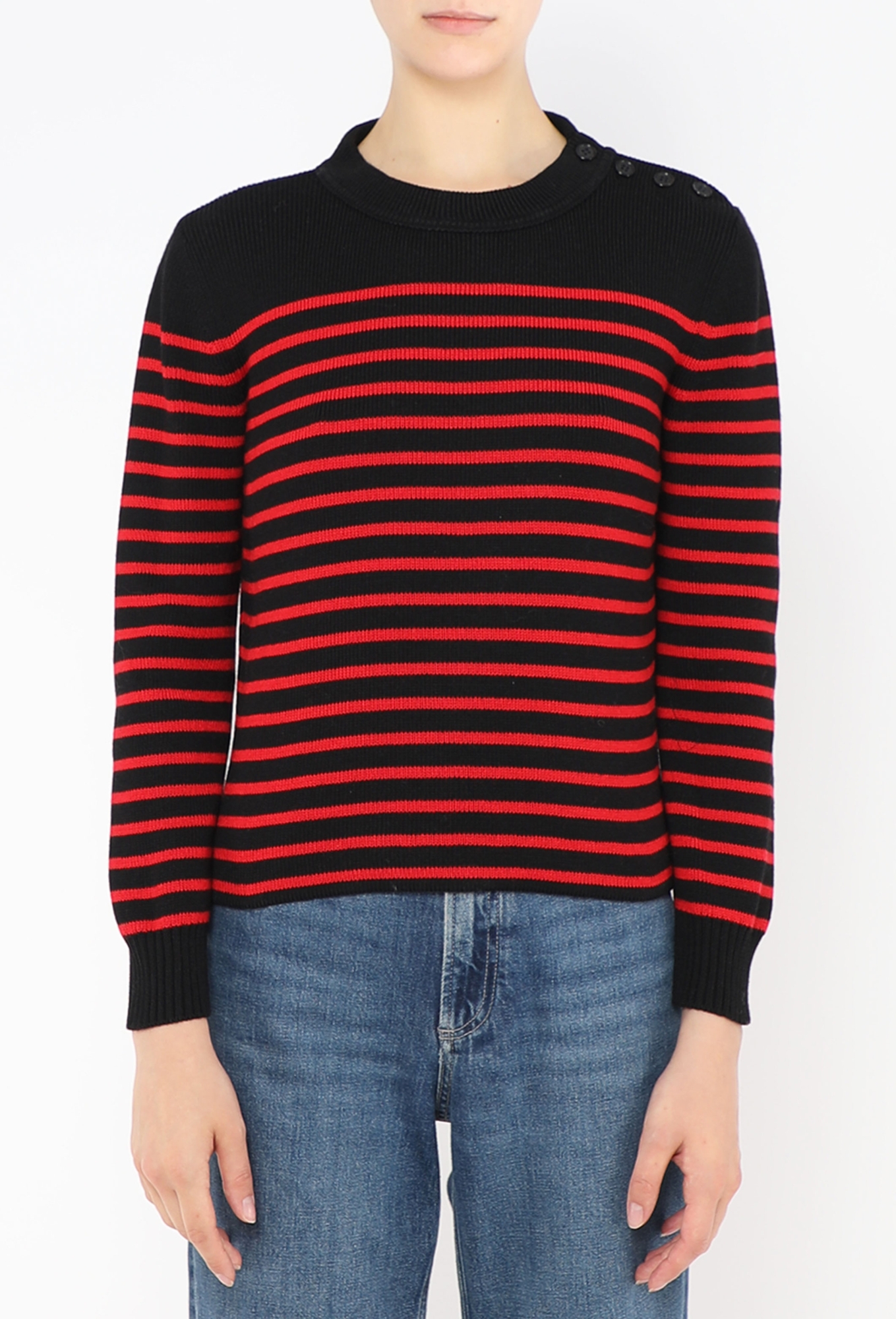 2013 Striped Knit Sweater - Saint Laurent | ReSee