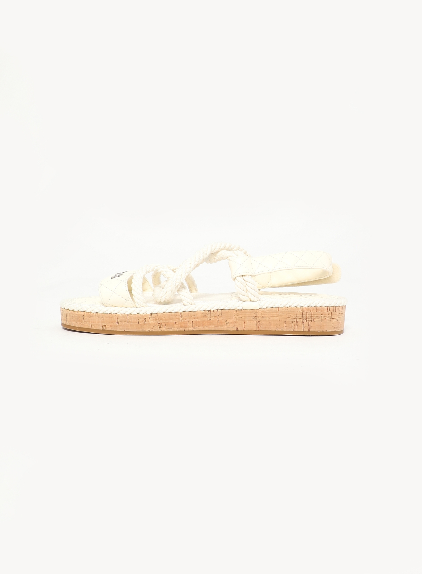 2021 'CC' Quilted Cord Sandals | Authentic & Vintage | ReSee